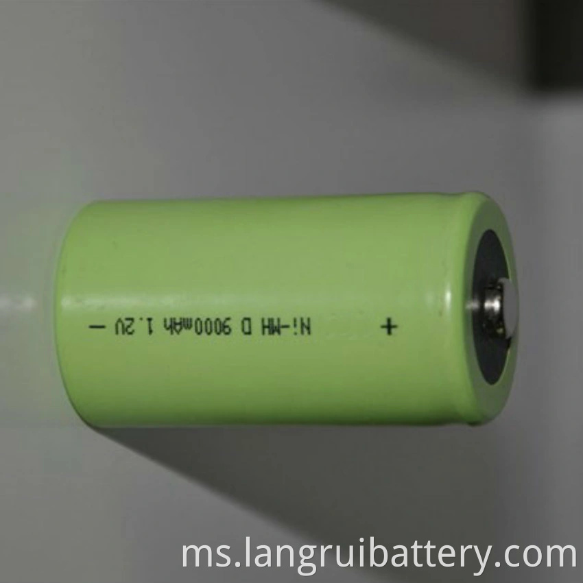 Ni-MH 1.2V 900mAh D Bateri Saiz